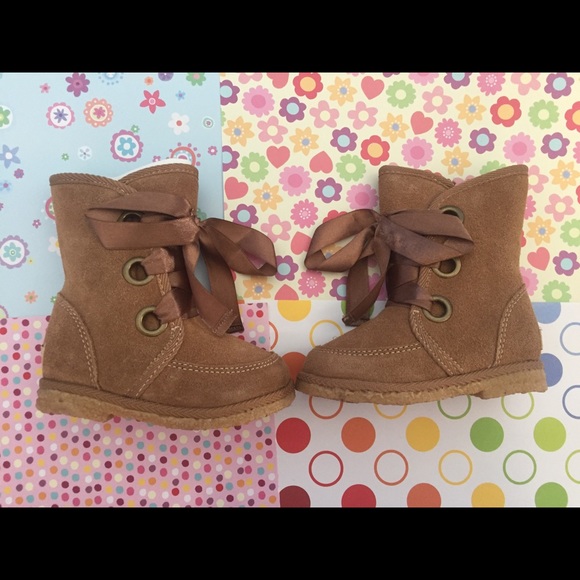 Pediped NEW in Box light brown boots US 5.5 EU 21 - Picture 5 of 11